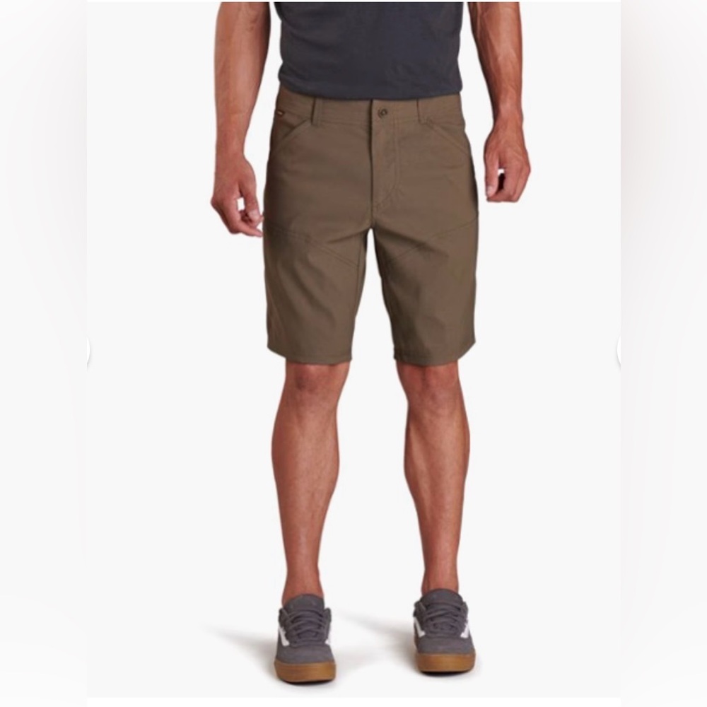 Kuhl Men Renegade Shorts 36 x 9 Olive Green Hiking Outdoors Gorpcore Hiking